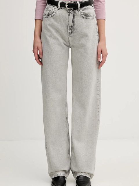 Sisley jeansy damskie high waist 4JPDLE04M - zdjęcie produktu nr 1