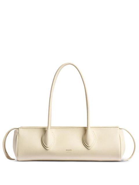 KHAITE zip fastening leather shoulder bag - Neutrals - zdjęcie produktu nr 1