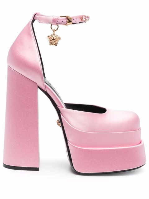 Versace Medusa Aevitas platform pumps - Pink