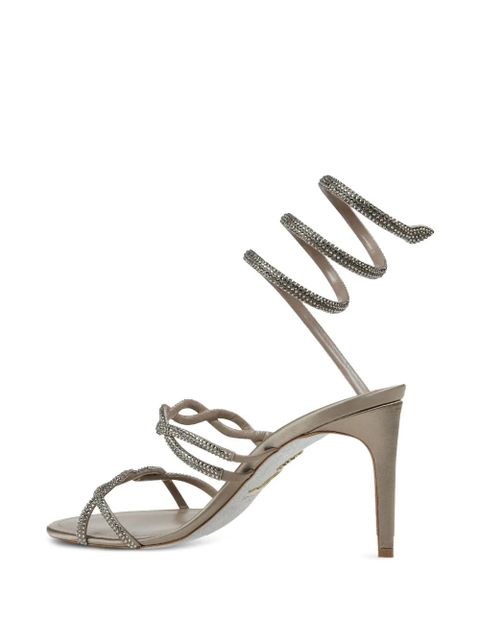 René Caovilla Braid Cleo heeled pumps - Grey