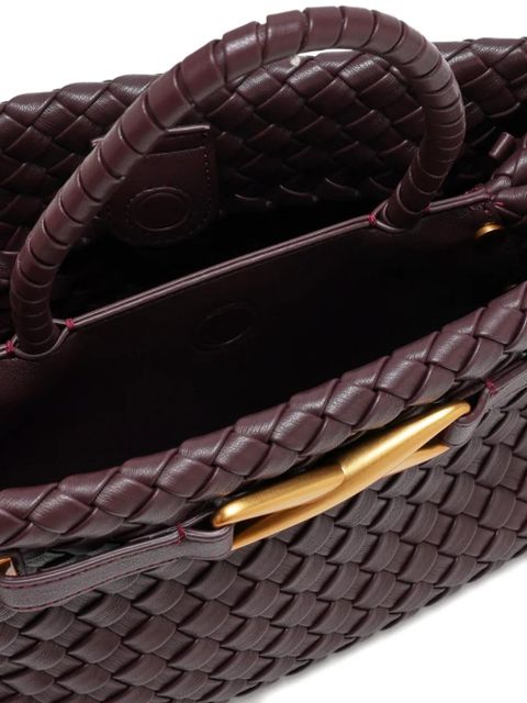 JW Pei Elora woven top-handle tote bag - Brown