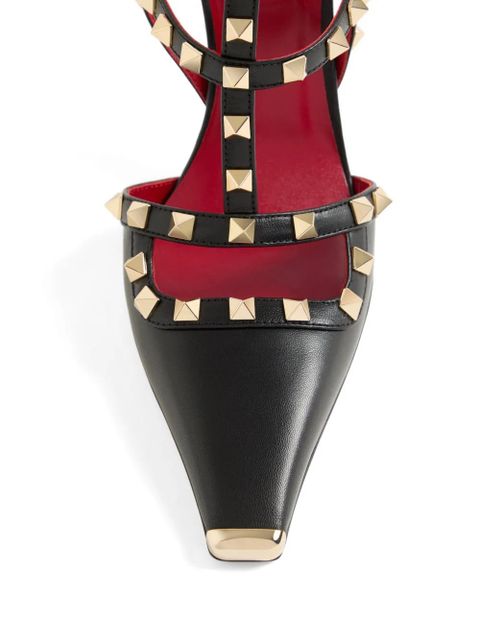 Valentino Garavani Rockstud kidskin pumps 100mm - Black