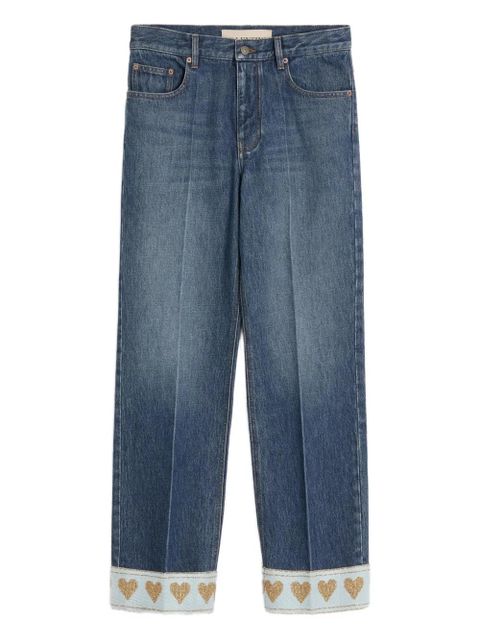 Valentino Garavani high-waisted boyfriend jeans - Blue - zdjęcie produktu nr 1