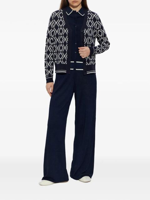 BOGNER Amber diamond-pattern cardigan - Blue - zdjęcie produktu nr 2