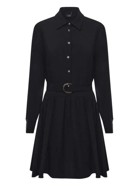 PINKO buttoned belted dress - Black - zdjęcie produktu nr 1