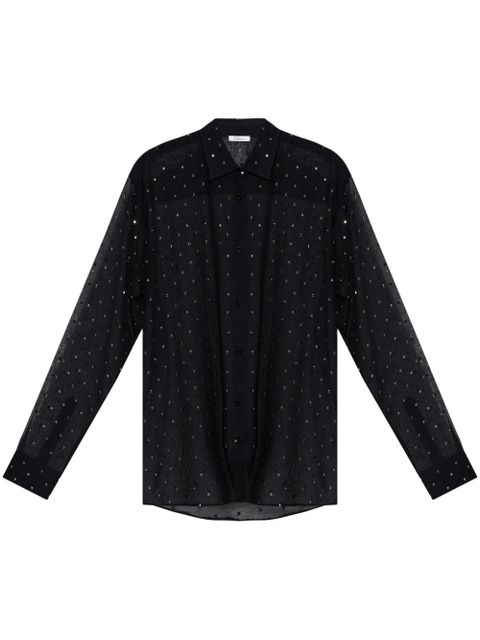 Oséree stud-embellished shirt - Black - zdjęcie produktu nr 1