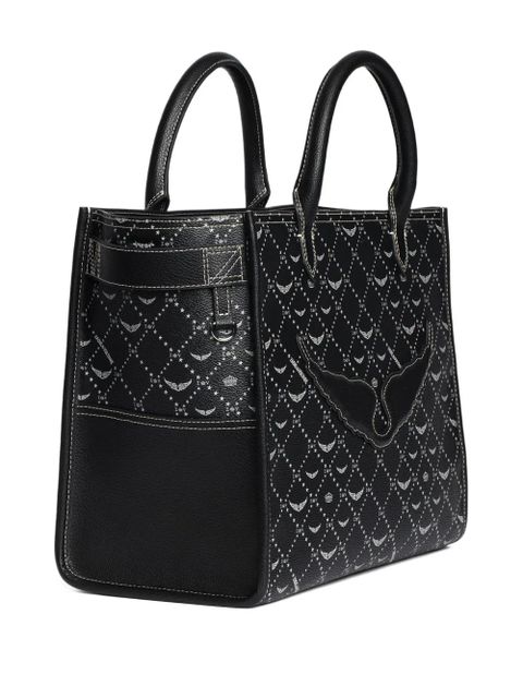 Zadig&Voltaire Angel logo tote bag - Black