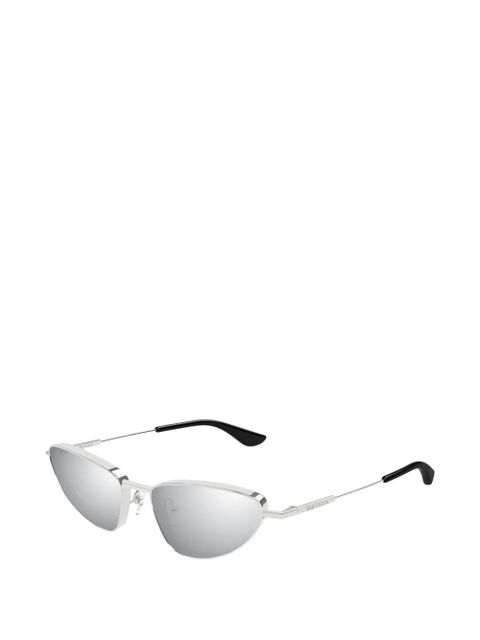 Alexander McQueen cat-eye sunglasses - Silver - zdjęcie produktu nr 2