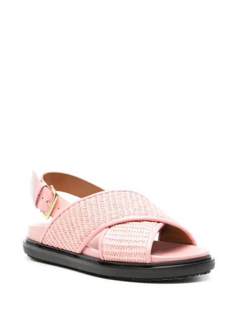 Marni Fussbett slingback sandals - Pink