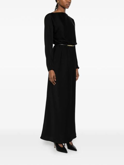Max Mara MSEpentola cagoule belted dress - Black