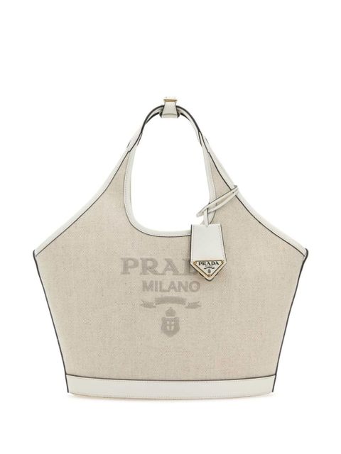 Prada canvas tote bag - Neutrals - zdjęcie produktu nr 1