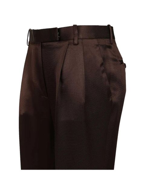 TOM FORD pleated trousers - Brown