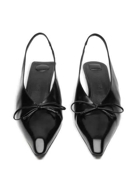 Jacquemus bow-detail pumps - Black