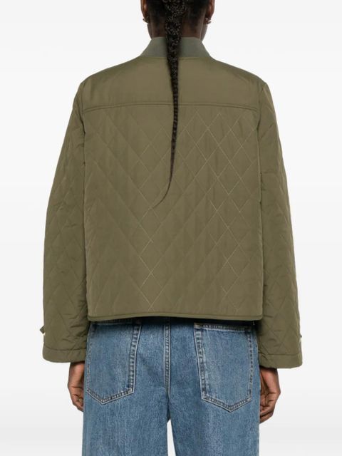 Barbour quilted zip-fastening jacket - Green