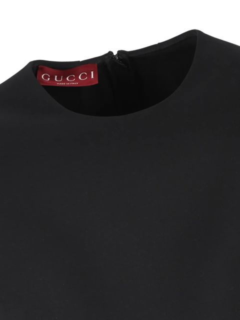 Gucci crystal-embellished mini dress - Black