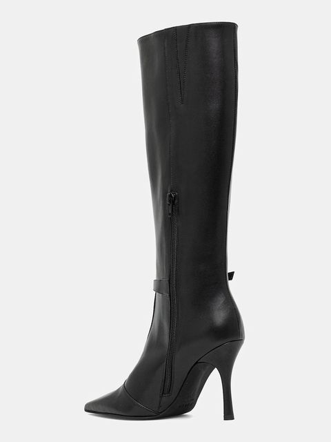 Furla kozaki skórzane Sfera damskie kolor czarny na szpilce YK03SFE X30000 O6000 - zdjęcie produktu nr 2