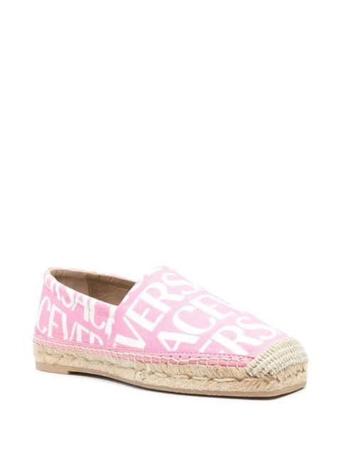Versace all-over logo print espadrilles - Pink - zdjęcie produktu nr 2