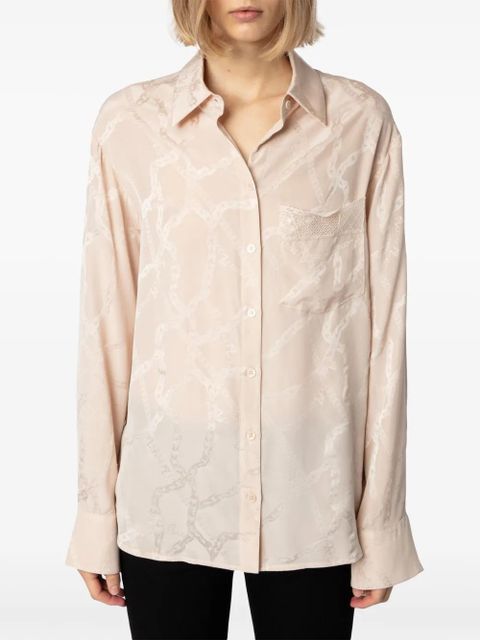 Zadig&Voltaire Morning silk shirt - Neutrals