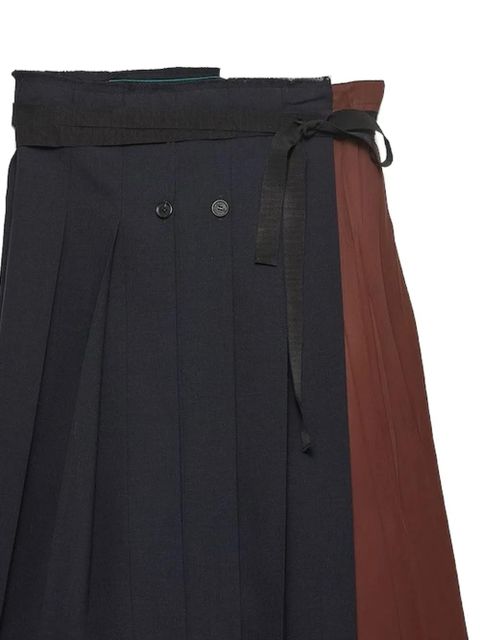Prada A-line midi skirt - Blue - zdjęcie produktu nr 2