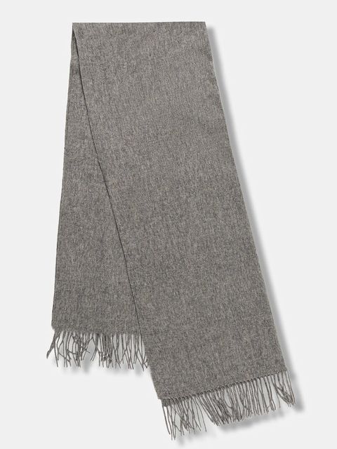 Answear.LAB szalik wełniany damski kolor szary melanżowy - zdjęcie produktu nr 1