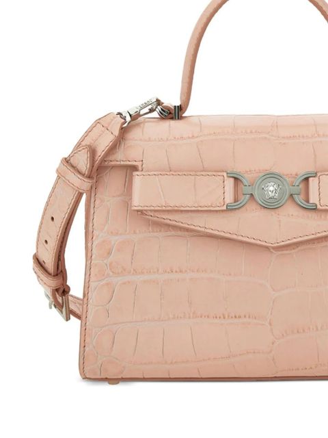Versace Medusa '95 croc-effect tote bag - Pink - zdjęcie produktu nr 2