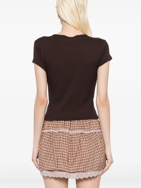 Reformation Muse t-shirt - Brown - zdjęcie produktu nr 2