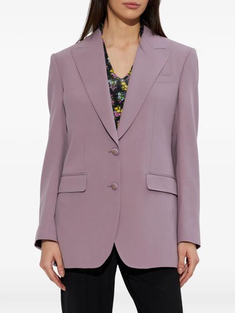 Dolce & Gabbana button-fastening V-neck blazer - Purple