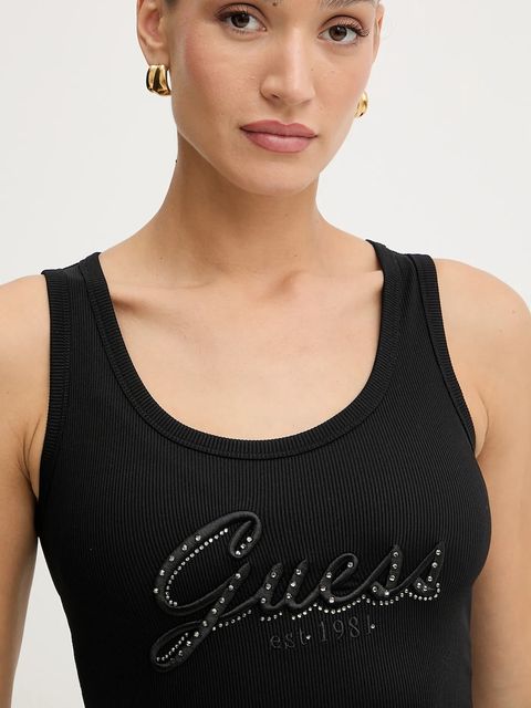 Guess top RAISSA kolor czarny W5YP00 KCXJ2