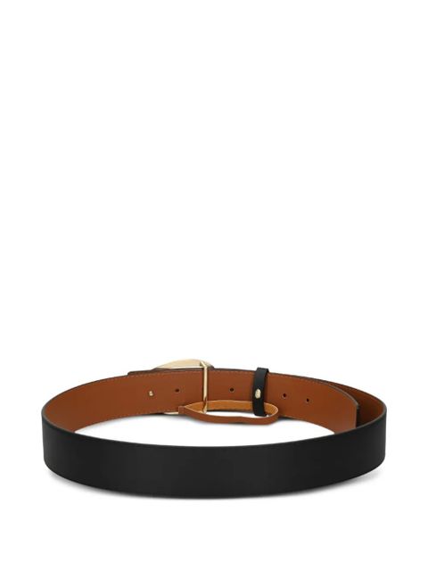 TWINSET buckle leather belt - Black - zdjęcie produktu nr 2