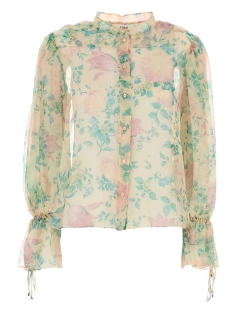 Chloé printed blouse - Neutrals - zdjęcie produktu nr 1