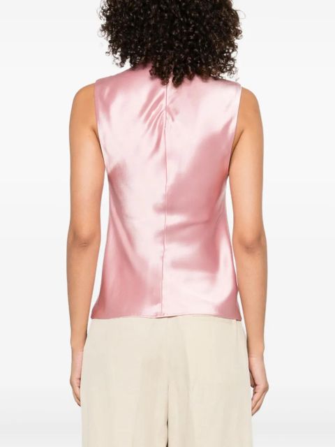 Nanushka high-neck sleeveless top - Pink - zdjęcie produktu nr 2