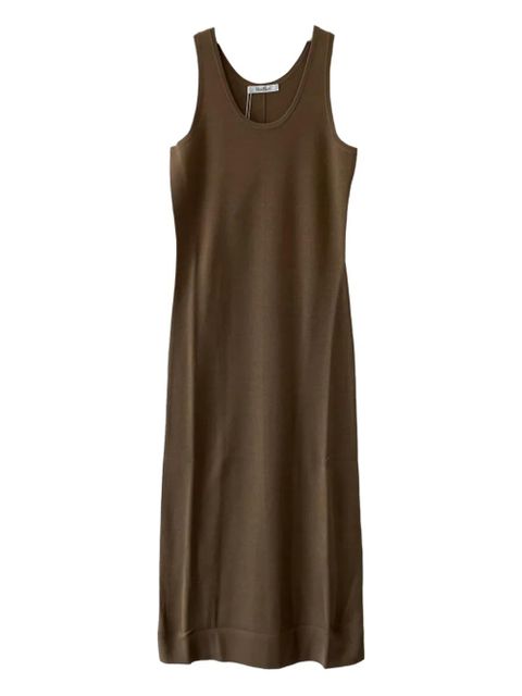 Max Mara Aceri round-neck midi dress - Brown - zdjęcie produktu nr 1