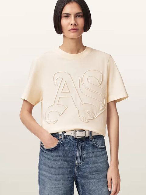 AllSaints t-shirt bawełniany LISA - zdjęcie produktu nr 1