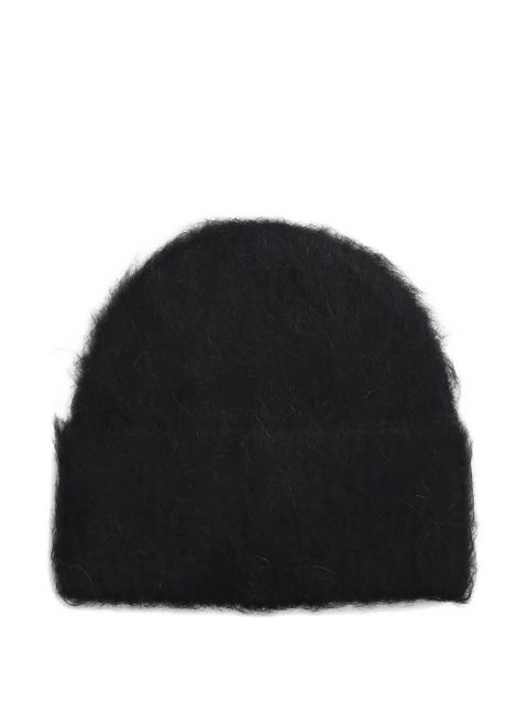 TOTEME brushed beanie hat - Black - zdjęcie produktu nr 2