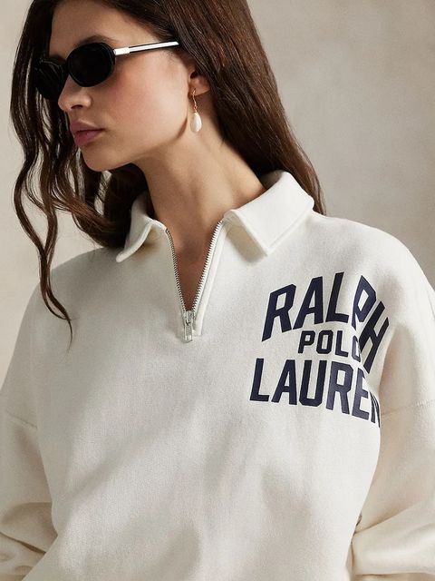 Polo Ralph Lauren bluza damska kolor biały z nadrukiem 211971753