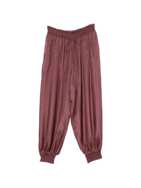 ZIMMERMANN Aster elasticated-waistband trousers - Purple - zdjęcie produktu nr 1