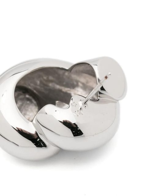 Missoma Lucy Williams Knot oversized stud earrings - Silver - zdjęcie produktu nr 2