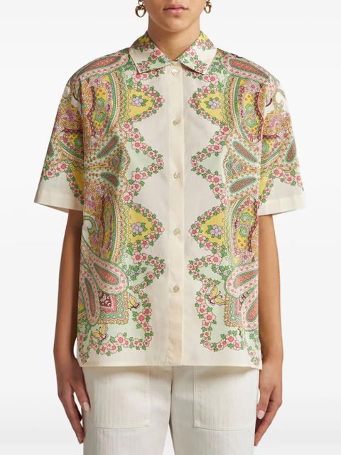 ETRO floral-print shirt - White