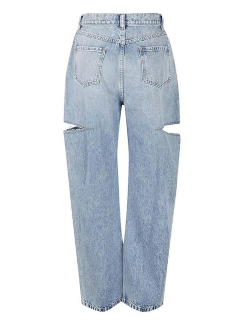 Maison Margiela 5 pocket cutout jeans - Blue - zdjęcie produktu nr 2