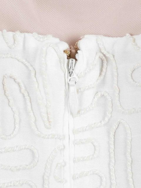 Cult Gaia Tyrisha cord-embroidered mini dress - White