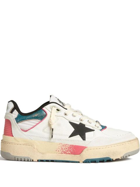 Golden Goose leather lace-up low-top sneakers - Neutrals - zdjęcie produktu nr 1