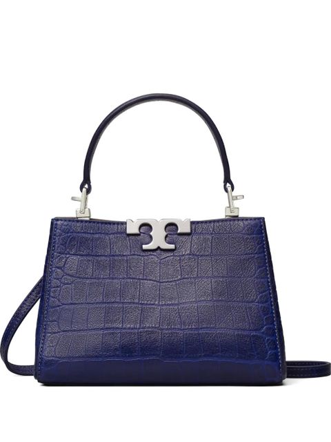 Tory Burch Eleanor embossed soft mini satchel - Blue - zdjęcie produktu nr 1