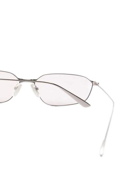 Balenciaga Eyewear Invisible 2.0 geometric-frame sunglasses - Silver