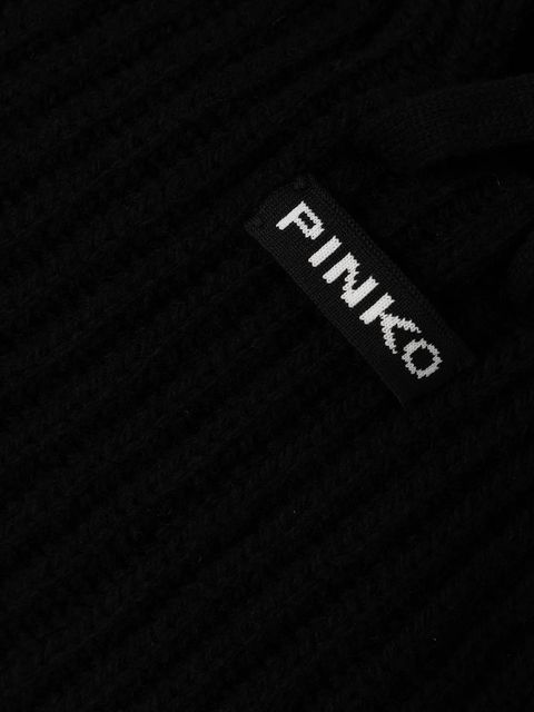 Pinko kominiarka wełniana kolor czarny 104494 A2Z1