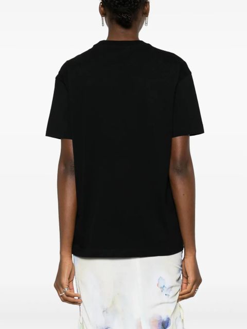 Off-White Bookish logo-print cotton T-shirt - Black