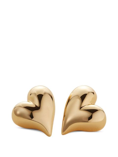 Jenny Bird Art Heart earrings - Gold - zdjęcie produktu nr 1