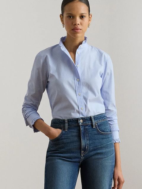 Lauren Ralph Lauren koszula damska bawełniana - zdjęcie produktu nr 1