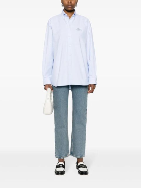 Prada Oxford cotton shirt - Blue