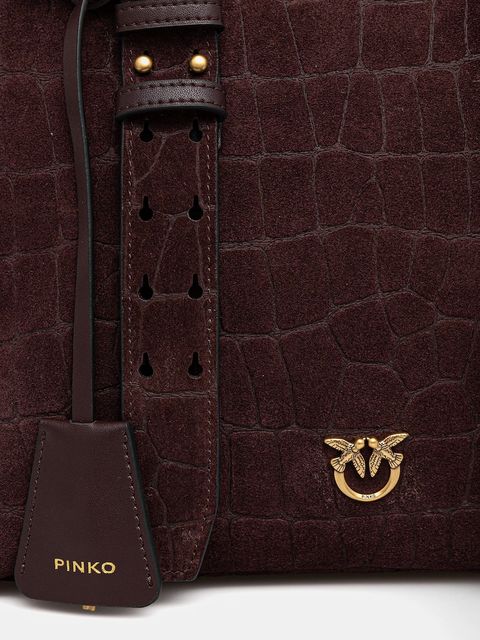 Pinko torebka zamszowa - zdjęcie produktu nr 2