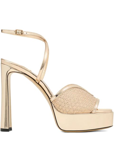 Jimmy Choo 125mm Karli platform sandals - Yellow - zdjęcie produktu nr 1